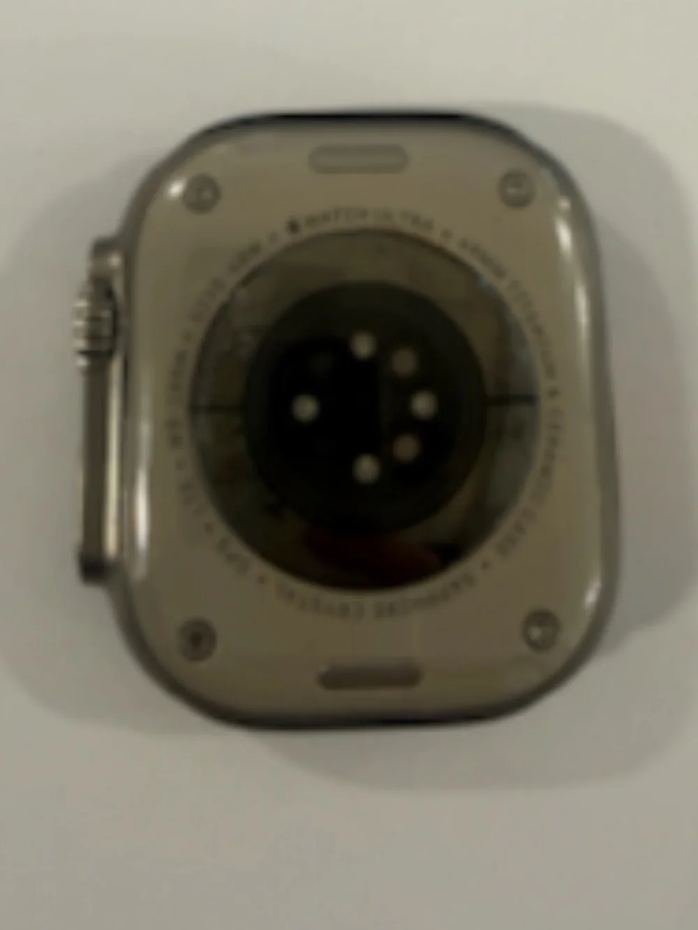 APPLE ULTRA 2 Silver Titanium case and Orange Crown Accent - 49mm